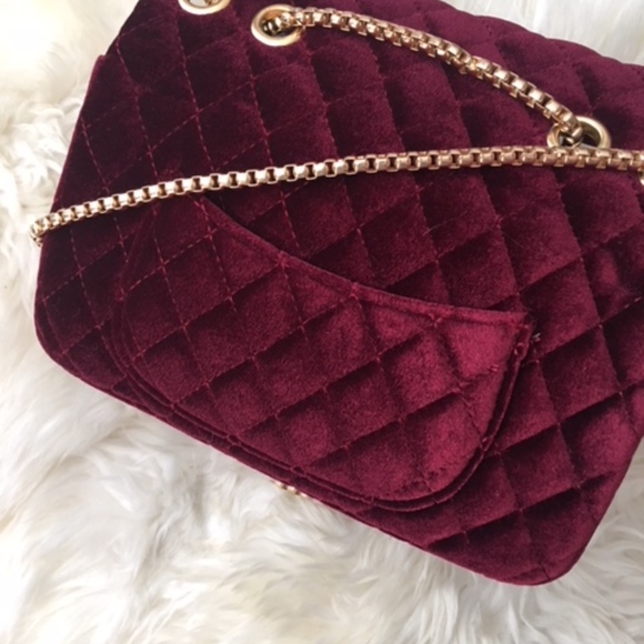!!!LAST ONE!!! Quilted Velour Bag - Picture 6 of 8